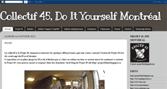 Desktop Screenshot of collectif45mtl.blogspot.com
