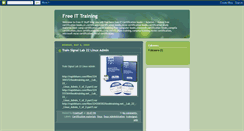 Desktop Screenshot of freeittutorial.blogspot.com