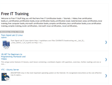 Tablet Screenshot of freeittutorial.blogspot.com