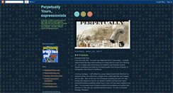 Desktop Screenshot of perpetuallyyourearth.blogspot.com