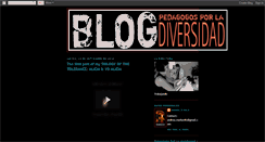 Desktop Screenshot of pedagogosporladiversidad.blogspot.com