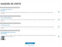 Tablet Screenshot of imagenesdecristo.blogspot.com