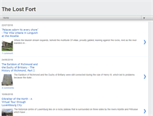 Tablet Screenshot of lostfort.blogspot.com