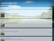 Tablet Screenshot of judysfiberart.blogspot.com