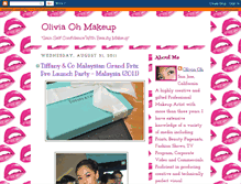 Tablet Screenshot of oliviaohmakeup.blogspot.com