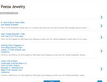 Tablet Screenshot of feezajewelry.blogspot.com