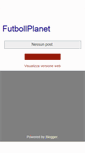 Mobile Screenshot of futbollplanet.blogspot.com