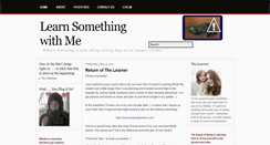 Desktop Screenshot of learnsomethingwithme.blogspot.com