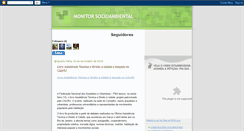 Desktop Screenshot of monitorsocioambiental.blogspot.com