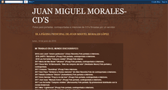 Desktop Screenshot of juanmiguelmoralesportadascds.blogspot.com