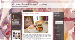 Desktop Screenshot of commonsensefashion.blogspot.com