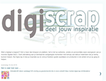 Tablet Screenshot of digiscrap-nl.blogspot.com