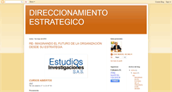 Desktop Screenshot of direccionamientogerencial.blogspot.com