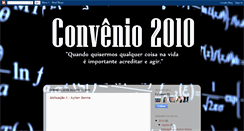 Desktop Screenshot of conveniodavinci2010.blogspot.com