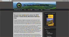 Desktop Screenshot of hikinginthesmokys.blogspot.com