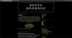 Desktop Screenshot of bento-boombox.blogspot.com