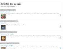 Tablet Screenshot of jenniferdaydesigns.blogspot.com