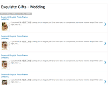 Tablet Screenshot of exquisite-gifts-wedding.blogspot.com