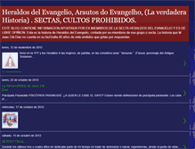 Tablet Screenshot of evangelizacionenargentina.blogspot.com