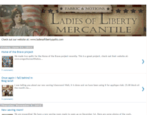 Tablet Screenshot of ladiesoflibertymercantile.blogspot.com