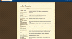 Desktop Screenshot of mediamalaysia.blogspot.com
