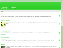 Tablet Screenshot of greenthrifty.blogspot.com