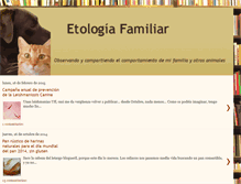 Tablet Screenshot of etologiafamiliar.blogspot.com