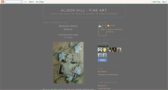 Desktop Screenshot of alison-hill-fine-art.blogspot.com