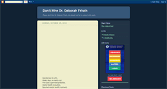 Desktop Screenshot of donthiredeb.blogspot.com