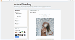 Desktop Screenshot of alainamarieplowdrey.blogspot.com