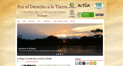 Desktop Screenshot of derechoalatierraelbagre.blogspot.com
