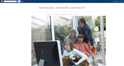 Desktop Screenshot of moederszondergrenzen.blogspot.com
