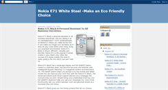 Desktop Screenshot of nokiae71whitesteel.blogspot.com
