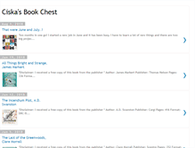 Tablet Screenshot of mybookchest.blogspot.com