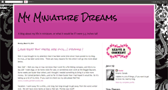 Desktop Screenshot of my-mini-dreams.blogspot.com