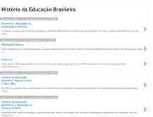 Tablet Screenshot of historiadaeducacaobrasileira.blogspot.com