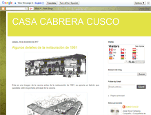 Tablet Screenshot of casacabreracusco.blogspot.com