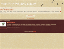 Tablet Screenshot of paquetevacacionaleuropa.blogspot.com