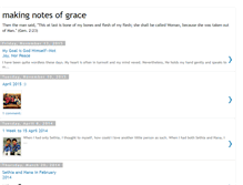 Tablet Screenshot of makingnotesofgrace.blogspot.com
