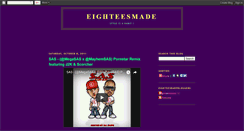 Desktop Screenshot of eighteesmade.blogspot.com