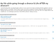 Tablet Screenshot of michellesdivorceblog.blogspot.com