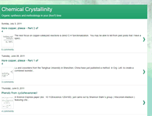 Tablet Screenshot of chemicalcrystallinity.blogspot.com