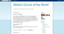 Desktop Screenshot of abbiescorneroftheworld.blogspot.com