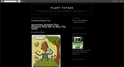 Desktop Screenshot of planttotems.blogspot.com