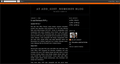 Desktop Screenshot of nomerdy.blogspot.com