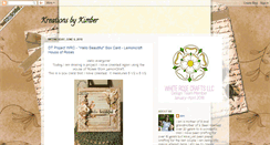 Desktop Screenshot of kreationsbykimber.blogspot.com