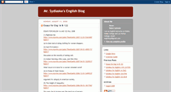 Desktop Screenshot of mrsydlaskesenglishblog.blogspot.com