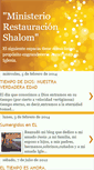 Mobile Screenshot of ministeriorestauracionshalom.blogspot.com