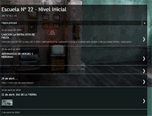 Tablet Screenshot of escuela22nivelinicial.blogspot.com