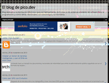 Tablet Screenshot of elblogdepicodev.blogspot.com